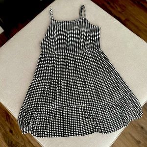 LOFT Checkered Tank Dress - Size 8